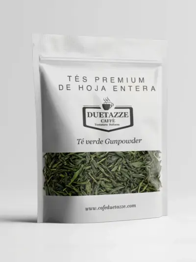 Comprar té verde chino Gunpowder a granel | Duetazze